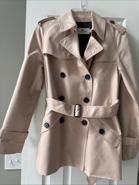 Coach short trench coat- size small